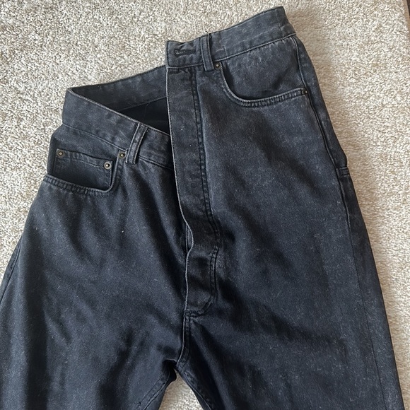 Y-Project asymmetric jeans - stonewash black - Picture 5 of 8